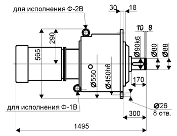 Габаритные и присоединительные размеры2